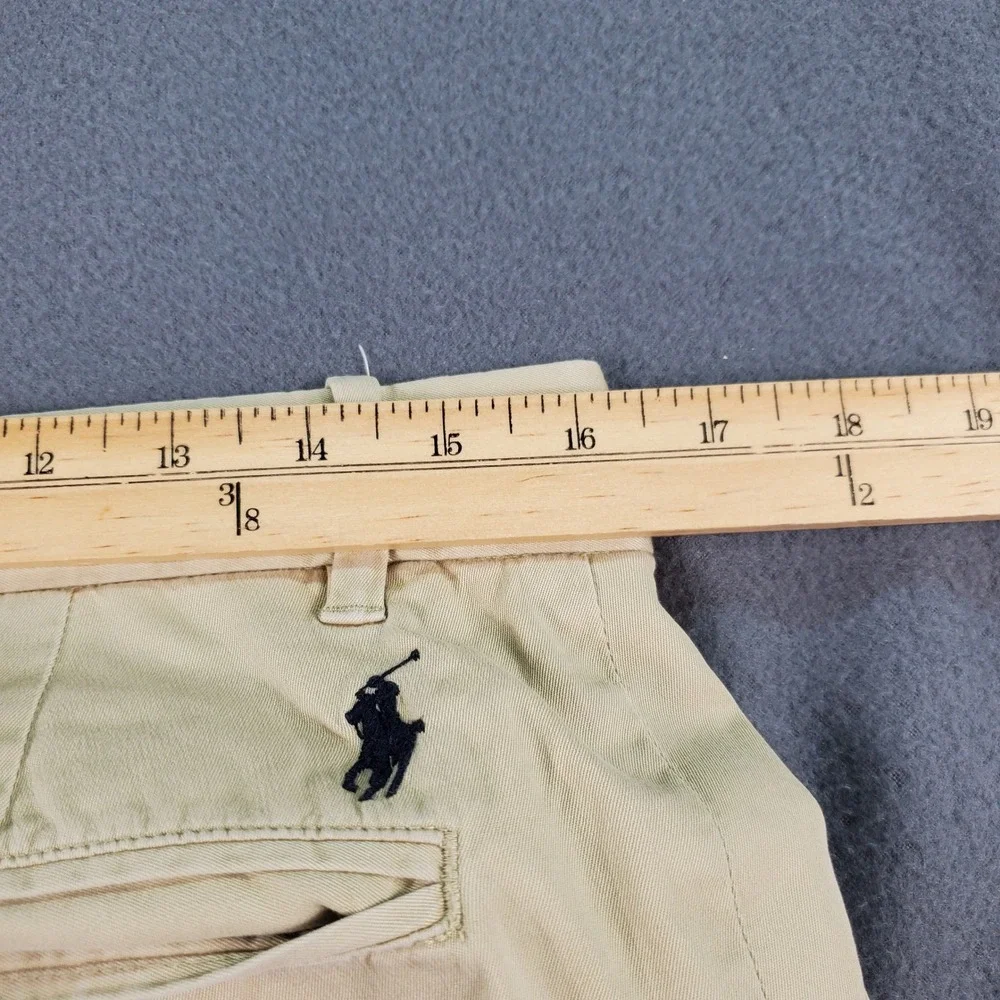 Polo Golf Ralph Lauren Mens Tan‎ Cotton Twill Stretch Chino Pants 32x29 Khaki